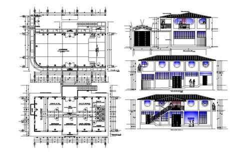 barangay hall drawing|City hall in AutoCAD .